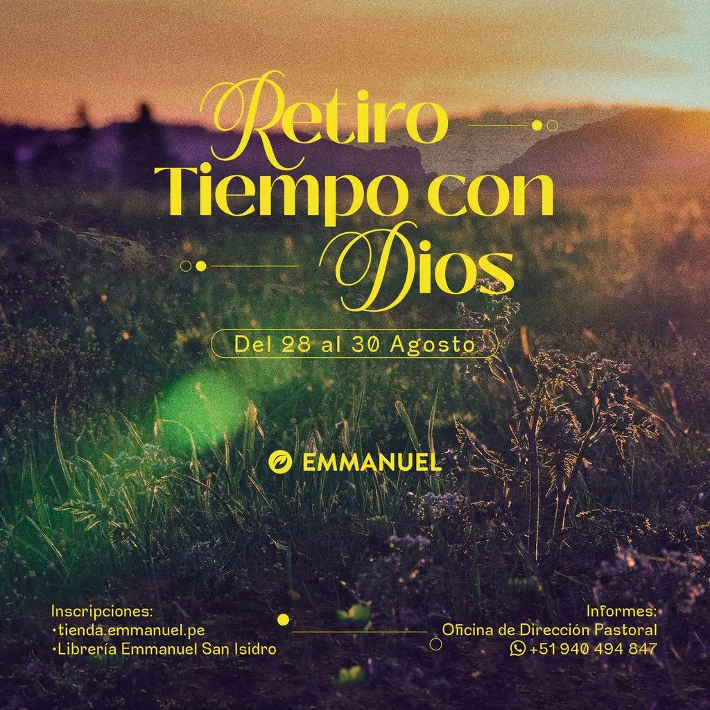 Evento: Retiro Tiempo con Dios