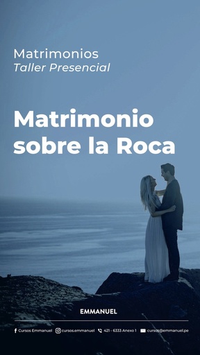 MATRIMONIO SOBRE LA ROCA-VIERNES 22/08/2025